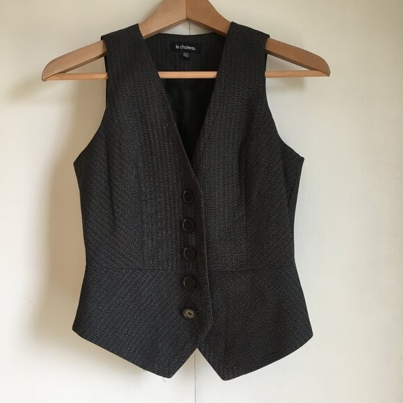 Vintage Y2K le chateau Victorian Steampunk Vest, Blazer and Shirt Set - Picture 9 of 15